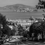 Alcatraz from Lombard Street